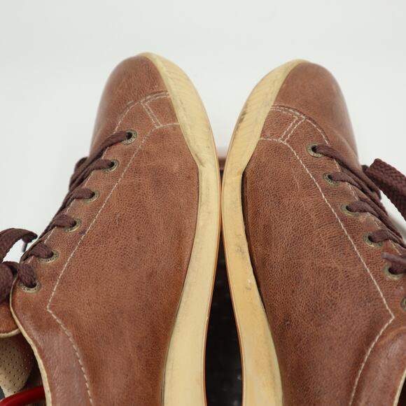 Ecco Street Spikeless Golf Shoes Mens Size 45 US 11-11.5 Brown Beige Leather - Picture 6 of 16